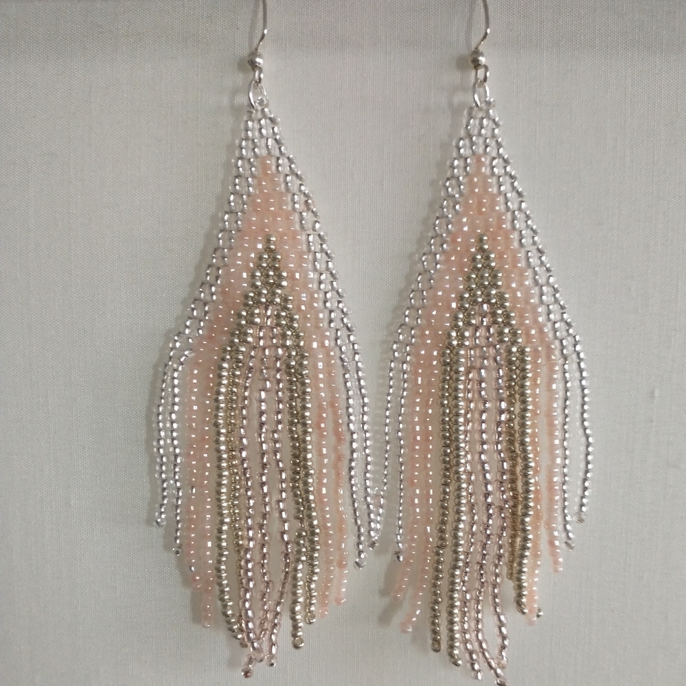 Seed bead Dangle earrings